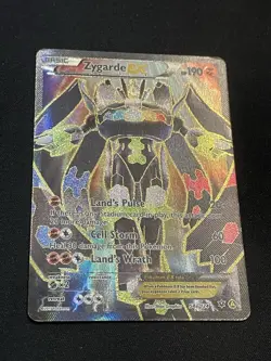 Zygarde EX 054A/124 Pokemon Card Tcg Alternate Full Art Holo Rare - Image 1
