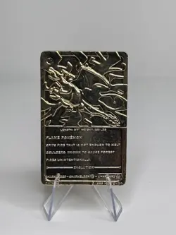 Pokemon Charizard 1999 Burger King 23K Gold Card - Image 2