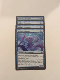 (4) Sinister Cryologist *PLAYSET* Edge Of Eternities Regular NM MTG - Image 1