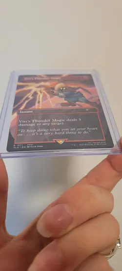 MTG Vivi's Thunder Magic Lightning Bolt Final Fantasy Secret Lair NM - English - Image 4