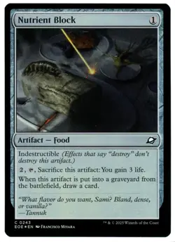 FOIL Nutrient Block - MtG Edge of Eternities - NM - Image 1