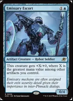 FOIL Emissary Escort - MtG Edge of Eternities - NM - Image 1