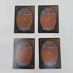Lot of 4 Vintage Magic The Gathering MTG The Dark Apprentice Wizard 1994 NM/M - Image 2