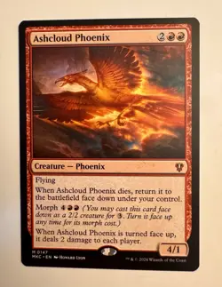Ashcloud Phoenix 0147 Non Foil Mythic Murders at Karlov Manor MTG Near Mint - Image 1