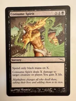 Consume Spirit - Mirrodin - MTG - C - LP - Magic - MRD - Image 1