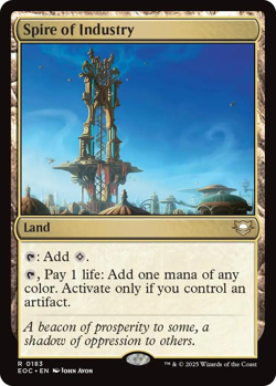 MTG Magic 1x Spire of Industry (M/NM) Commander Edge of Eternities - Image 1