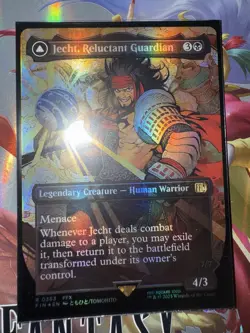 MTG - Jecht, Reluctant Guardian - FOIL Borderless Rare 0363 - Final Fantasy - Image 1