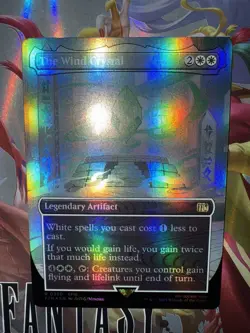 MTG Final Fantasy *FOIL* BORDERLESS R The Wind Crystal #0330 - Image 1