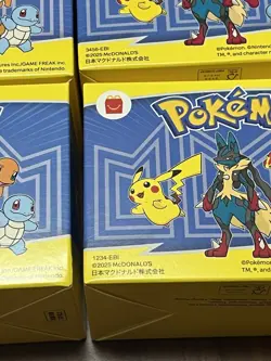 2025 McDonald’s Japan x Pokemon /Complete Toy Set of 4 ( NO CARD ) - Image 3