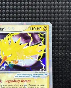 Pokemon Cards Zapdos EX 116/112 Holo Ultra Rare 2004 FireRed LeafGreen ENG - Image 4