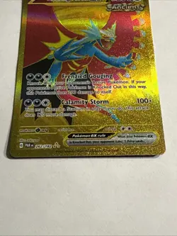 Pokemon TCG Roaring Moon EX 262/182 Paradox Rift Hyper Rare Holo Near Mint - Image 2