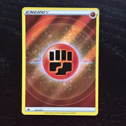 Fighting Energy 157/159 Pokemon Crown Zenith Texture Full Art Ultra Rare Holo NM - Image 1