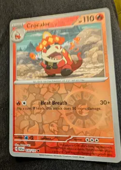 Crocalor Pokemon Cards x 2 One Regular And One Reverse Holo - Image 2
