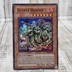 Yamata Dragon Super Rare DB2-EN179 Yugioh 2005 - Moderately Played - Image 1