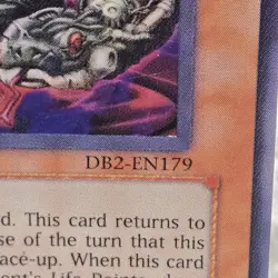 Yamata Dragon Super Rare DB2-EN179 Yugioh 2005 - Moderately Played - Image 2