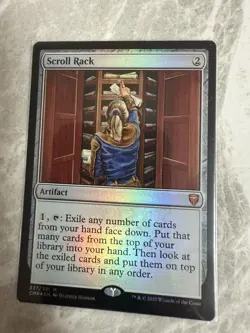 MTG SCROLL RACK -FOIL- NM - SCANSIA DI PERGAMENE - CMR-X EN - MAGIC - Image 1