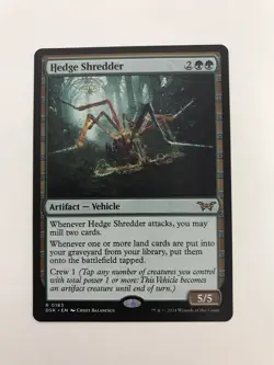 Hedge Shredder MTG Magic the Gathering Card NM Near Mint DSK - Image 1