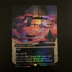 Eldrazi Temple ~ FOIL ~ Borderless Art ~ Edge of Eternities ~ Mtg - Image 1