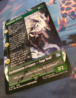 Summon: Fenrir (Borderless) - Final Fantasy - Uncommon - NM (see pics) MTG - Image 3