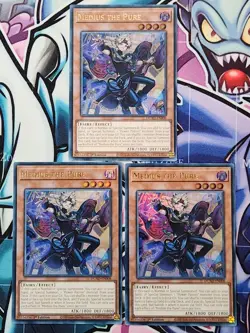 Medius The Pure X3 1st Edition Ultra Rare Yu-Gi-Oh! Play Set DUAD-EN008 - Image 1