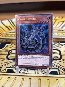 Yugioh Cyber Drache Quarter Century Secret Rare RA03-DE155 - Image 3