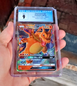 RARE Vintage Pokemon Card 2019 Charizard GX Promo Hidden Fates Graded 9 CGC Holo - Image 1
