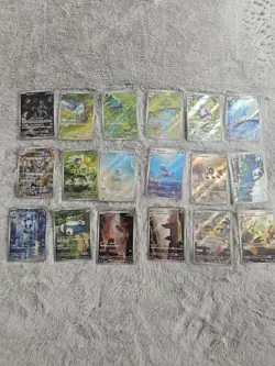 Pokemon Japanese 151 sv2a Complete 18 Card AR Set - Image 1