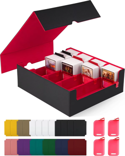 TCG Card Storage Box for 2400+ with Dividers & Stoppers, US Seller, Pokemon Use - Image 2