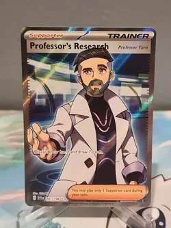 Professor's Research 241/198 Full Art Trainer Pokemon Card Scarlet And Violet - Image 1