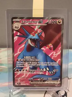 Salamence EX 177/159 Full Art Pokemon Card Double Rare Journey Together - Image 3