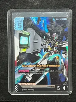 Gundam Aerial Rebuild - #GD01-067 - Newtype Rising - LR Holo Foil - NM - Image 1