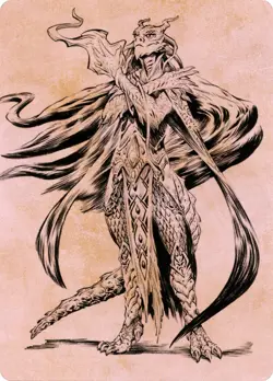 🧙Livaan, Cultist Of Tiamat 55/81 Art Series CLB Legends Baldur’s Gate MTG - Image 1