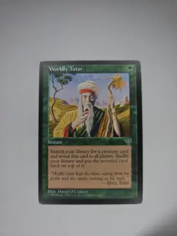 Worldly Tutor - Mirage - Moderate Play - MTG - Magic the Gathering - Image 1
