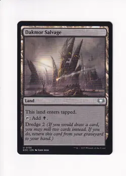MAGIC THE GATHERING MTG COMMANDER: EDGE OF ETERNITIES DAKMOR SALVAGE - Image 1