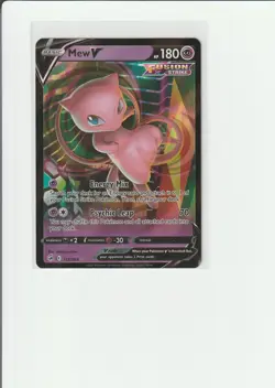Mew V 113/264 Fusion Strike Ultra Rare Pokemon Card Near Mint NM - Image 1