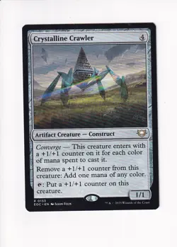 MAGIC THE GATHERING MTG COMMANDER: EDGE OF ETERNITIES CRYSTALLINE CRAWLER - Image 1