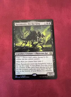 Karumonix, the Rat King FOIL - NM - MTG All Will Be One - Magic the Gathering - Image 1