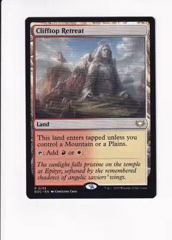 MAGIC THE GATHERING MTG COMMANDER: EDGE OF ETERNITIES CLIFFTOP RETREAT - Image 1