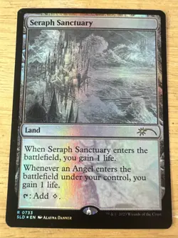 MTG Seraph Sanctuary *SKETCH SHOWCASE FOIL* Secret Lair Drop 0733 - Image 1