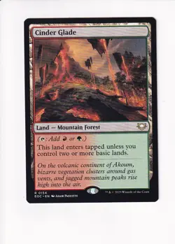 MAGIC THE GATHERING MTG COMMANDER: EDGE OF ETERNITIES CINDER GLADE - Image 1