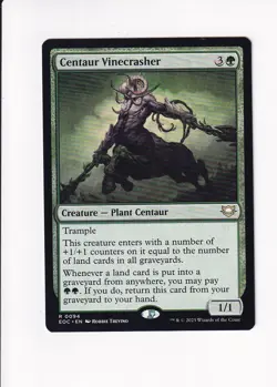 MAGIC THE GATHERING MTG COMMANDER: EDGE OF ETERNITIES CENTAUR VINECRASHER - Image 1