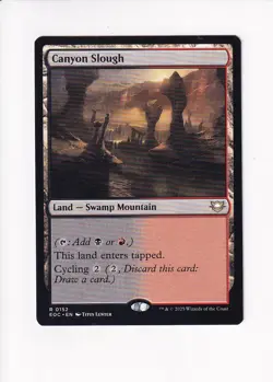 MAGIC THE GATHERING MTG COMMANDER: EDGE OF ETERNITIES CANYON SLOUGH - Image 1