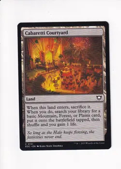 MAGIC THE GATHERING MTG COMMANDER: EDGE OF ETERNITIES CABARETTI COURTYARD - Image 1