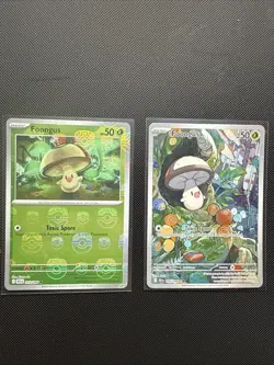 Pokemon Card Lot Foongus - 095/086 Art Rare Black Bolt & Master Ball Pattern NM - Image 1