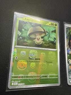 Pokemon Card Lot Foongus - 095/086 Art Rare Black Bolt & Master Ball Pattern NM - Image 2