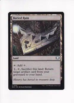 MAGIC THE GATHERING MTG COMMANDER: EDGE OF ETERNITIES BURIED RUIN - Image 1