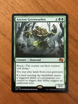 Ancient Greenwarden NM Jumpstart Foundations J25 MTG Magic the Gathering - Image 1