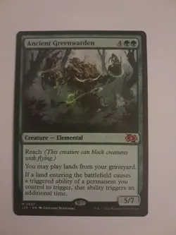 Ancient Greenwarden NM Jumpstart Foundations J25 MTG Magic the Gathering - Image 1