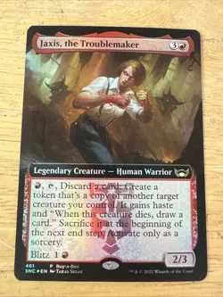 Magic the Gathering (mtg): BABP: Jaxis, the Troublemaker (Buy-A-Box) - Rare -... - Image 1