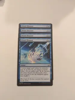 (4) Divert Disaster *PLAYSET* Edge Of Eternities Regular NM MTG - Image 1